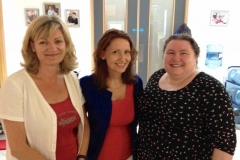 Marian Quinn, Michelle Butler and Chair of the Board Suzanne Guerin.