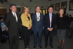 Billy Coman, Director of Services SDCC; Marian Quinn, CDI CEO; Cathal King, Mayor of South Dublin County Council; Brian Hayes  And Eithne Coyne, Principal, St Marls Community College, Fettercairn