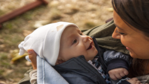 Mum and baby Bab chat