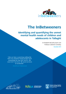 The Inbetweeners Report, a study on youth mental health among 12-18-year-olds in Tallaght